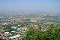 The view from Monte Titano towards Adriatic Sea.