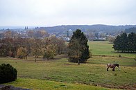 View of Rochefort from B&B Les Buissonnets de Longchamps, 2016.jpg