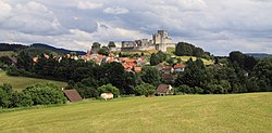 Blick auf die Burg Rabí