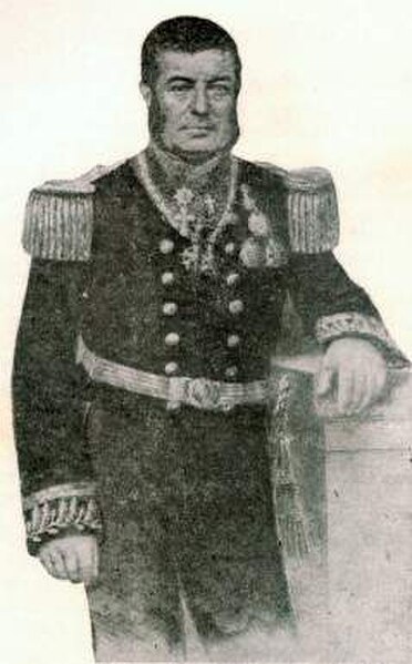 Joaquim Inácio around the age of 56, c. 1864. In the early 1860s he became a member of the Conservative Party and assumed the naval ministry's portfol