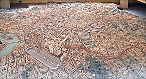 Rome: Geografie, Stigting en vroeë geskiedenis, Stadsbeeld