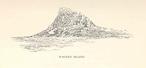 Zeichnung von Waldenøya (1897)