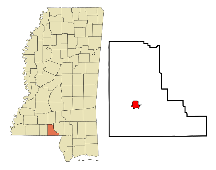 File:Walthall County Mississippi Incorporated and Unincorporated areas Tylertown Highlighted.svg