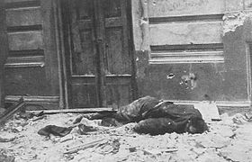 German soldier killed by the resistance during the attack on Mała PAST building. 23 August 1944