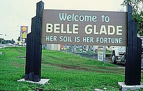 Welcome to Belle Glade FL; Old sign.jpg