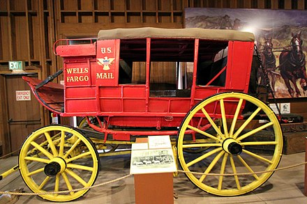 Mud wagon — Wells Fargo U.S. Mail service