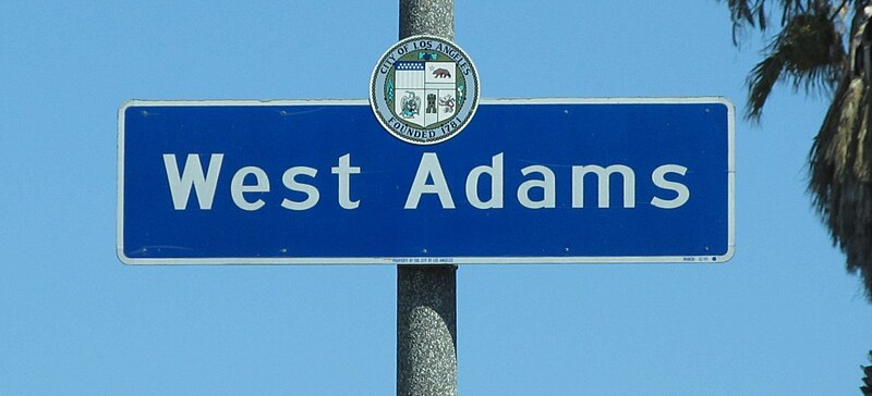 File:West Adams Neighborhood Signage.jpg