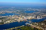 Thumbnail for File:West Palm Beach Aerial November 2014 photo D Ramey Logan.jpg