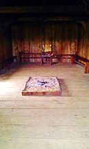 The interior of the reconstructed Hall, constructed in 2005. West Stow Hall Interior.jpg