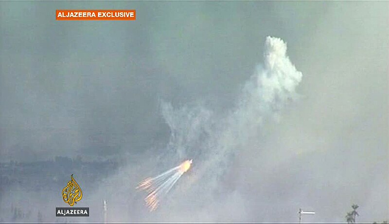 File:White phosphorus in Gaza in 2009.jpg