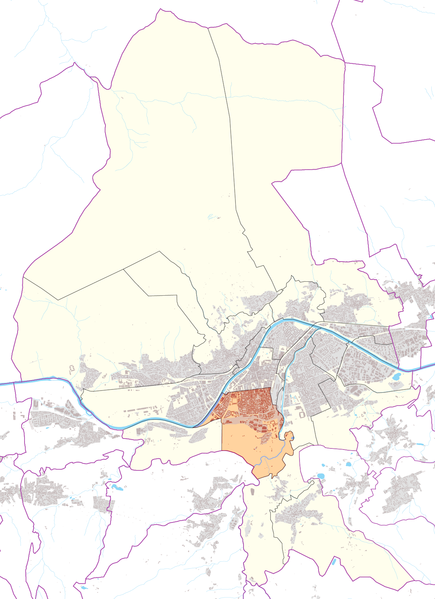 File:Wilten -- Statistischer Stadtteil in Innsbruck -- Lagekarte.png