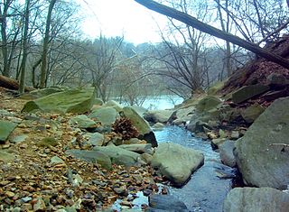 Windy Run River in Virginia, United States