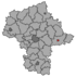 Location of the city of Siedlce in Mazovia