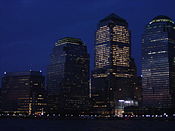 World Financial Center bij nacht (2005)
