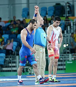 Wrestling at the 2016 Summer Olympics, Hasanov vs Abdurakhmonov 12.jpg