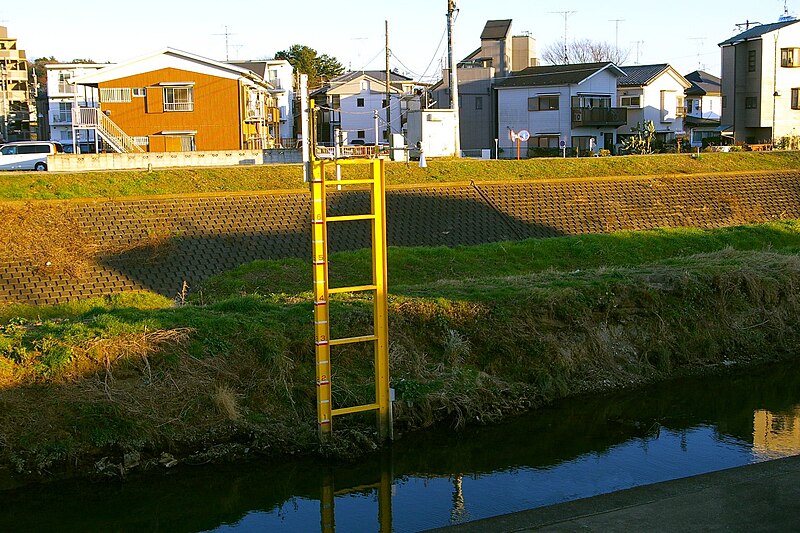 File:Yagami river (gauging point).jpg