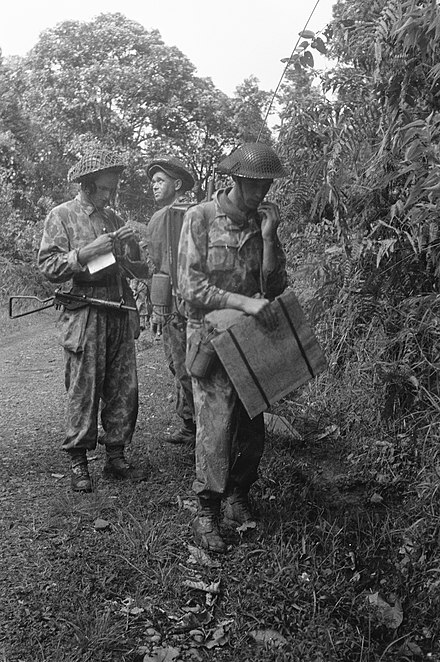 Dutch troops in Padang, following Operation Kraai (December 1948)
