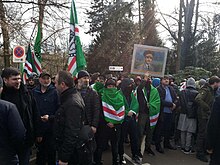 Protest in Strasbourg in memory of the deportation of Chechens and Ingush Miting v Strasburge v pamiat' deportatsii chechentsev i ingushei (1).jpg