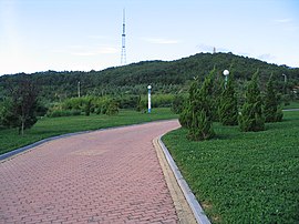 山东省文登市区空气质量指数在23的峰山公园 人类健康需要多栽树少栽花 - panoramio.jpg