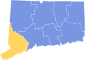 Results for the 1835 Connecticut gubernatorial election by county.