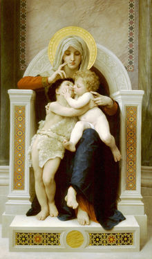 Девицата, Исус и Св. Йоан Кръстител (1875)
