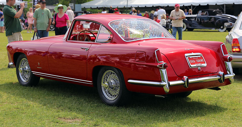 File:1955 Jaguar XK140MC Ghia fastback coupé rear.jpg