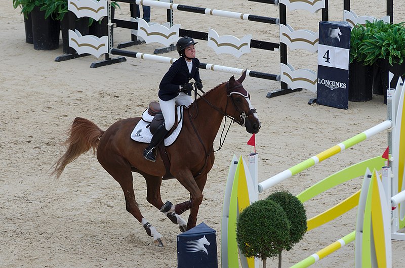 File:2013 Longines Global Champions - Lausanne - 14-09-2013 - Reed Kessler et Soraya de l'Obstination 1.jpg