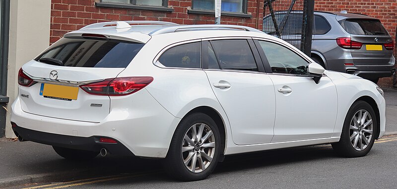 File:2014 Mazda6 SE-L Diesel Estate 2.2 Rear.jpg