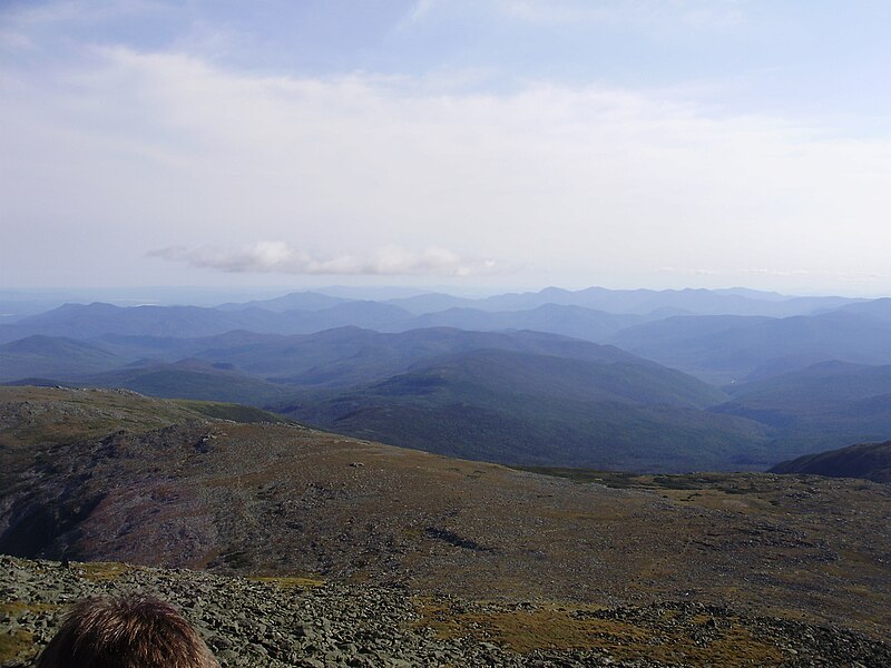 File:2016-09-03 16 36 59 View south from the southwest side of the summit of Mount Washington in Sargent's Purchase Township, Coos County, New Hampshire.jpg