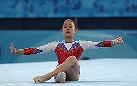 2018-10-07 Gymnastics at 2018 Summer Youth Olympics - Girls' Artistic Gymnastics - Floor qualification (Martin Rulsch) 150.jpg