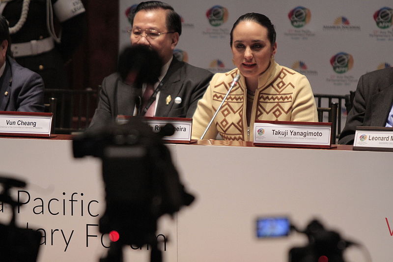File:23º Foro Parlamentario Asia Pacífico - Conferencia de Prensa de Gabriela Rivadeneira Presidenta del Foro Asia Pacífico y Presidenta de la Asamblea Nacional del Ecuador (16078555669).jpg