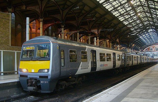 National Express East Anglia 321311 at Liverpool Street station