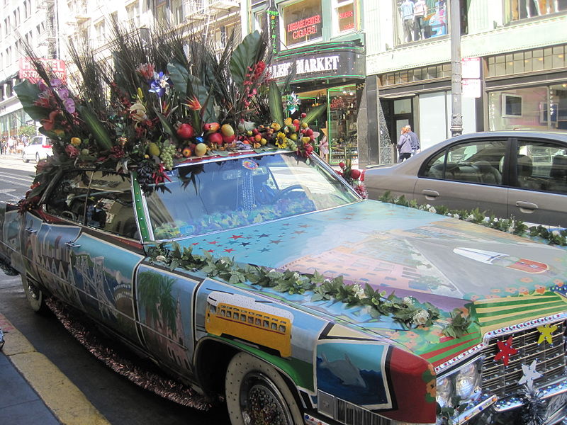 File:5th gen Cadillac DeVille art car side 2.jpg