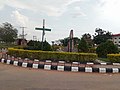 A a roundabout with street sign in Ekiti State University. 2.jpg