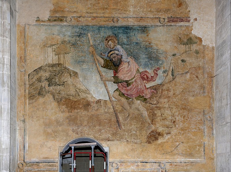 File:Abbatiale de Saint-Antoine l'Abbaye, chapelle 2, mur ouest, 9484 edit.jpg