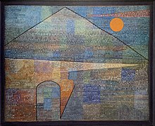 Ad Parnassum (originaler, gefasster Holzrahmen), Paul Klee (1932).jpg