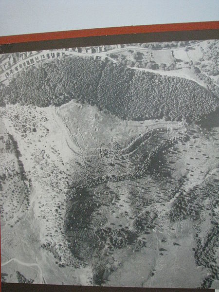 File:Alba Iulia National Museum of the Union 2011 - Aerial View of the Dacian Fortress of Tilisca.JPG