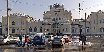 The main train station of Lublin