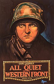 War film or anti-war movie: Lewis Milestone's All Quiet on the Western Front, 1930 All Quiet on the Western Front (1930 film) poster.jpg