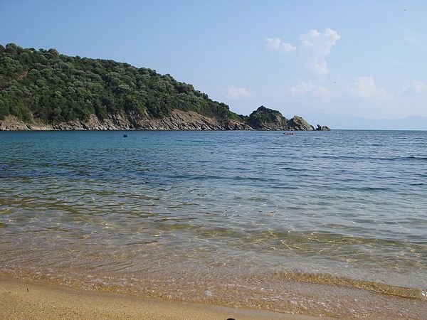 View of Ammouliani island