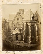 Chevet de l'ancienne église.