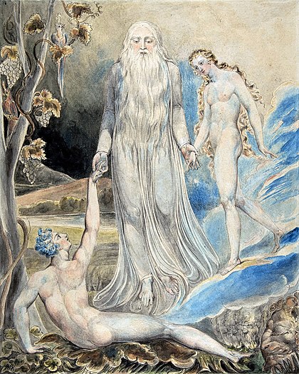 "Angel of the Divine Presence" di William Blake
