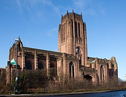 Liverpool Cathedral in 2012 Anglican Cathedral Liverpool 2 (6730011723).jpg