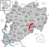 Location of the community of Apfeltrach in the Unterallgäu district