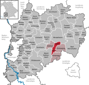 Poziția localității Apfeltrach