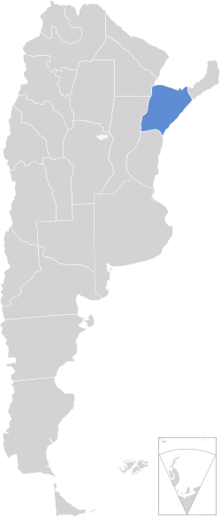 Argentina map Corrientes.svg