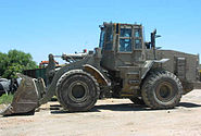Armoured front loader