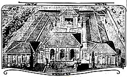 Artist's conception of the Angeles Mesa Elementary School while it was being built, 1915, from the Los Angeles Times