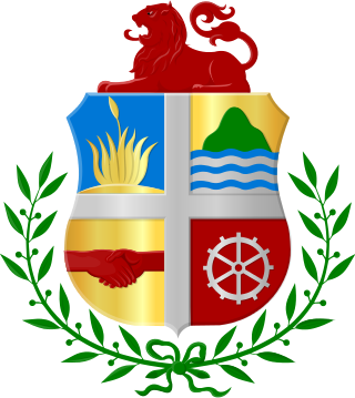 <span class="mw-page-title-main">Coat of arms of Aruba</span> National coat of arms of Aruba