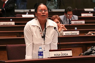 <span class="mw-page-title-main">Rosa Cerda</span> Ecuadorian politician